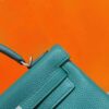 DR96 Factory Kelly Togo Leather Forest Green Silver Hardware 25cm Full Handmade