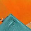 DR96 Factory Kelly Togo Leather Forest Green Silver Hardware 25cm Full Handmade