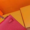 DR96 Factory Mini Kelly Epsom Leather Chinese Red Gold Hardware 19cm Full Handmade