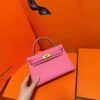 DR96 Factory Mini Kelly Epsom Leather Candy Pink Gold Hardware 19cm Full Handmade