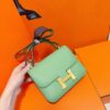 DR96 Factory Constance Epsom Leather Avocado Green Gold Hardware 18cm Full Handmade