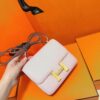 DR96 Factory Constance Epsom Leather Cream Pink Gold Hardware 18cm Full Handmade