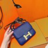 DR96 Factory Constance Epsom Leather Deep Blue Gold Hardware 18cm Full Handmade