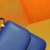 DR96 Factory Constance Epsom Leather Deep Blue Gold Hardware 18cm Full Handmade