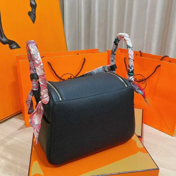 2026-02-07_175124_565 DR96 Factory Lindy Togo Leather CK89 Black Gold Hardware 26cm Full Handmade