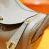 DR96 Factory Lindy Togo Leather Turtledove Grey Gold Hardware 20cm Full Handmade