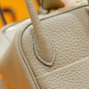DR96 Factory Lindy Togo Leather Turtledove Grey Gold Hardware 20cm Full Handmade