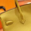 DR96 Factory Birkin Togo Leather Amber Yellow Gold Hardware 25cm Full Handmade