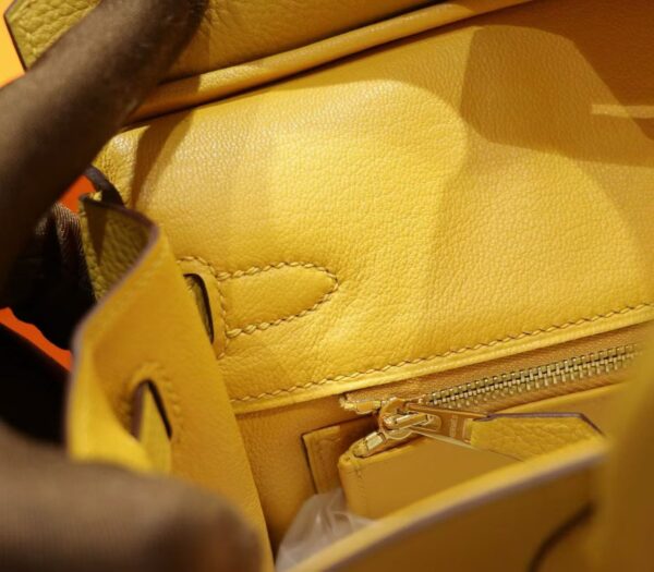 DR96 Factory Birkin Togo Leather Amber Yellow Gold Hardware 25cm Full Handmade
