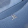 DR96 Factory Constance Epsom Leather Gem Blue Gold Hardware 18cm Full Handmade