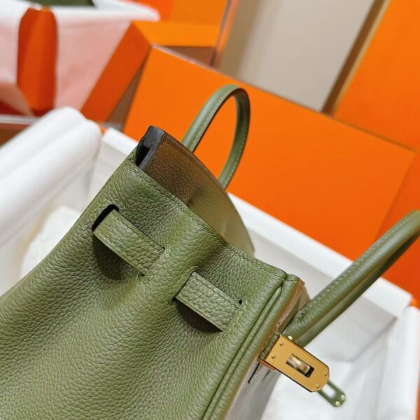DR96 Factory Birkin Togo Leather Forest Green Gold Hardware 25cm Full Handmade