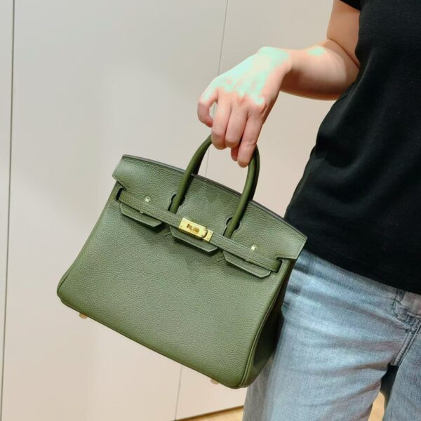 DR96 Factory Birkin Togo Leather Forest Green Gold Hardware 25cm Full Handmade