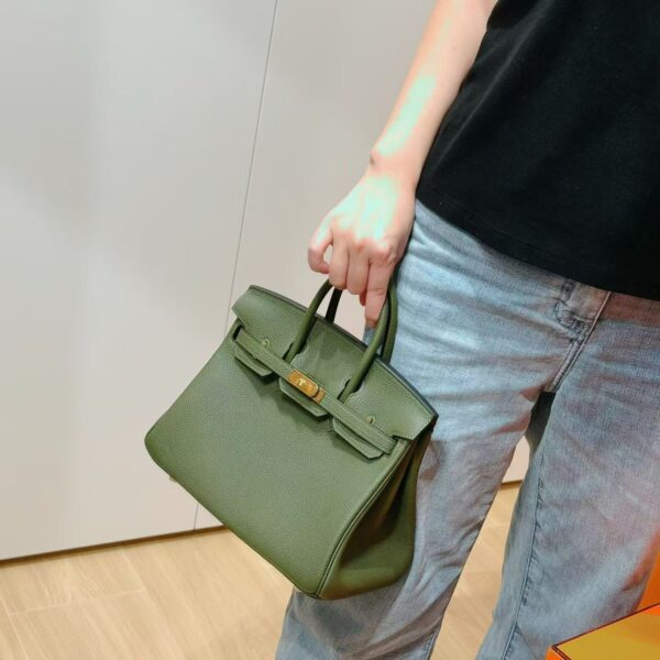 DR96 Factory Birkin Togo Leather Forest Green Gold Hardware 25cm Full Handmade