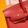DR96 Factory Birkin Togo Leather Chinese Red Gold Hardware 25cm Full Handmade