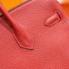 DR96 Factory Birkin Togo Leather Chinese Red Gold Hardware 25cm Full Handmade