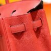 DR96 Factory Birkin Togo Leather Chinese Red Gold Hardware 25cm Full Handmade