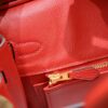 DR96 Factory Birkin Togo Leather Chinese Red Gold Hardware 25cm Full Handmade
