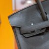 DR96 Factory Birkin Togo Leather Deep Grey Silver Hardware 25cm Full Handmade