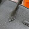 DR96 Factory Birkin Togo Leather Deep Grey Silver Hardware 25cm Full Handmade