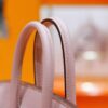 DR96 Factory Birkin Togo Leather Light Purple Pink Silver Hardware 25cm Full Handmade