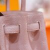 DR96 Factory Birkin Togo Leather Light Purple Pink Silver Hardware 25cm Full Handmade
