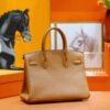 DR96 Factory Birkin Evercolor Leather Gold Brwon Gold Hardware 30cm Full Handmade