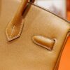 DR96 Factory Birkin Evercolor Leather Gold Brwon Gold Hardware 30cm Full Handmade
