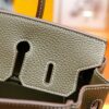 2026-04-18_091337_434 DR96 Factory Birkin Togo Leather Etoupe Grey Silver Hardware 25cm Full Handmade
