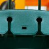 DR96 Factory Birkin Togo Leather Peacock Green Silver Hardware 30cm Full Handmade