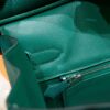 DR96 Factory Birkin Togo Leather Peacock Green Silver Hardware 30cm Full Handmade
