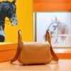 DR96 Factory Mini Lindy Togo Leather Golden Brown Gold Hardware 19cm Full Handmade
