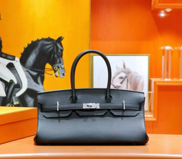 2026-07-09_100055_934 DR96 Factory Birkin Togo Leather CK89 Black Silver Hardware 42cm Full Handmade