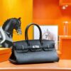 2026-07-09_100112_909 DR96 Factory Birkin Togo Leather CK89 Black Silver Hardware 42cm Full Handmade