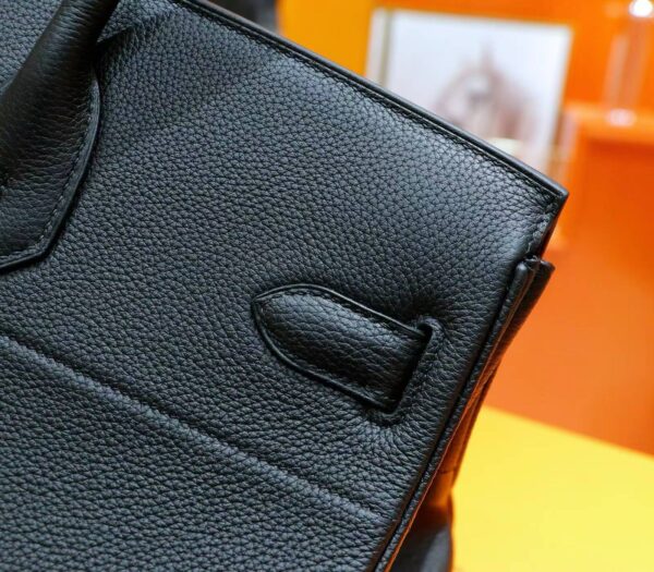 2026-07-09_100121_366 DR96 Factory Birkin Togo Leather CK89 Black Silver Hardware 42cm Full Handmade