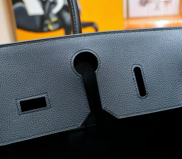 2026-07-09_100123_369 DR96 Factory Birkin Togo Leather CK89 Black Silver Hardware 42cm Full Handmade