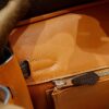 DR96 Factory Birkin Togo Leather Ebony Color Silver Hardware 25cm Full Handmade