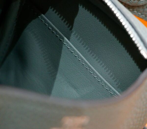 2026-07-09_100249_086 DR96 Factory Mini Lindy Togo Leather Almond Green Silver Hardware 19cm Full Handmade