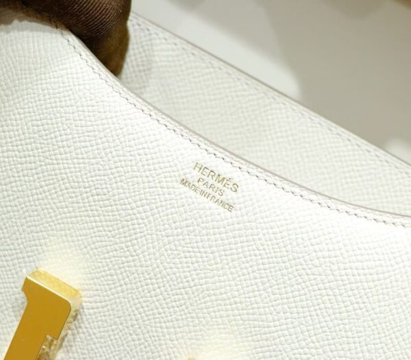 2026-07-09_100318_072 DR96 Factory Constance Epsom Leather CK10 Cream White Gold Hardware 18cm Full Handmade