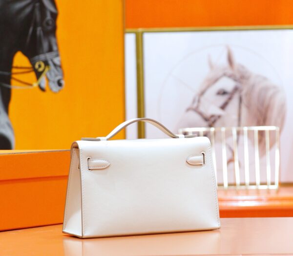 wsxc1746528470508_2 DR96 Factory Mini kelly pochette Swift Leather Cream White Silver Hardware 22cm Full Handmade