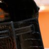 DR96 Factory Mini kelly Pochette Alligator Crocodile Black Silver Hardware 22cm Full Handmade
