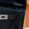 DR96 Factory Mini kelly Pochette Lizard Leather Black Silver Hardware 22cm Full Handmade