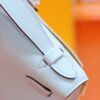 DR96 Factory Mini kelly Pochette Swift Leather Light Blue Silver Hardware 22cm Full Handmade