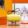 DR96 Factory Constance Epsom Leather Amber Yellow Gold Hardware 18cm Full Handmade