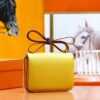 DR96 Factory Constance Epsom Leather Amber Yellow Gold Hardware 18cm Full Handmade