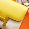 DR96 Factory Constance Epsom Leather Amber Yellow Gold Hardware 18cm Full Handmade