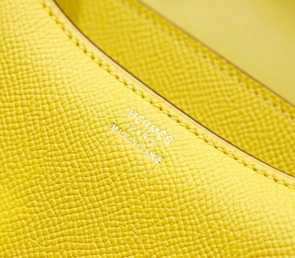 DR96 Factory Constance Epsom Leather Amber Yellow Gold Hardware 18cm Full Handmade