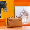 DR96 Factory Mini kelly Pochette Swift Leather Golden Brown Gold 22cm Hardware Full Handmade