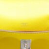 DR96 Factory Mini kelly Pochette Swift Leather Amber Yellow Silver Hardware 22cm Full Handmade