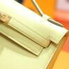DR96 Factory Mini Kelly Pochette Swift Leather Light Yellow Gold Hardware 25cm Full Handmade
