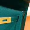 DR96 Factory Kelly Epsom Leather Peacock Green Gold Hardware 28cm Full Handmade